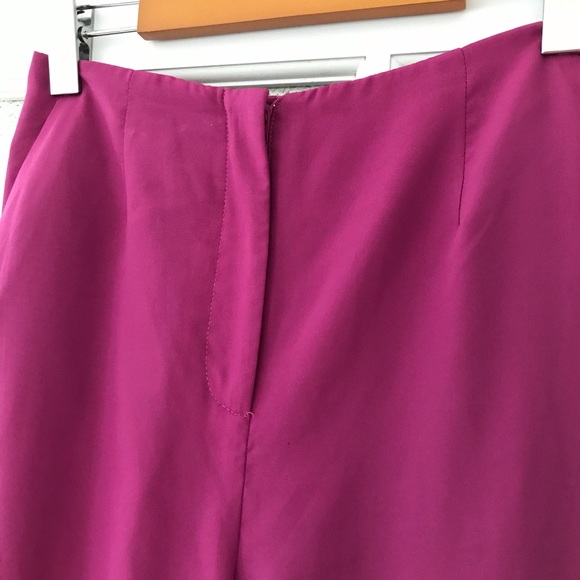 BCBG Magenta flowy pants - Picture 2 of 5